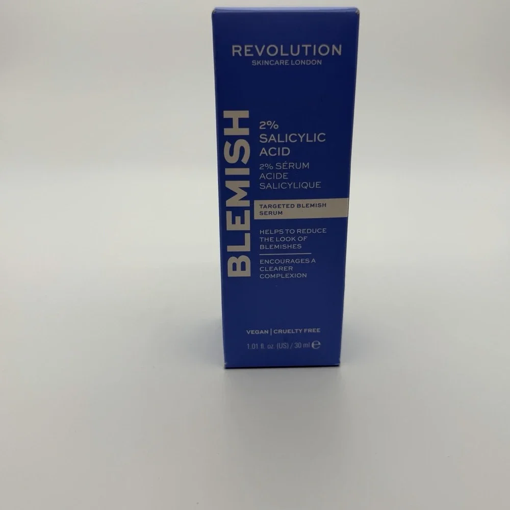 Revolution Skincare London Targeted Blemish Serum 2% Salicylic Acid Vegan 30ml